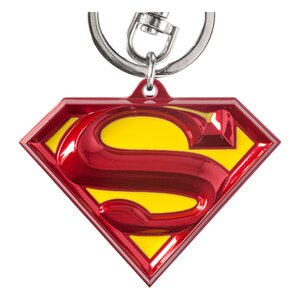 Preorder: DC Pewter-Keychain Superman Logo coloured