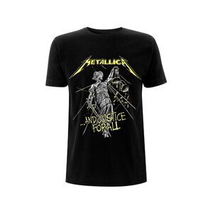 Preorder: Metallica T-Shirt And Justice For All Tracks Black Size L