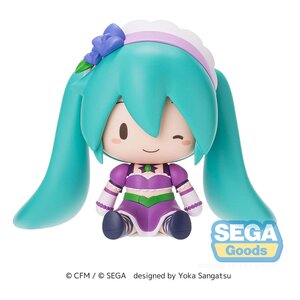 Preorder: Character Vocal Series 01: Hatsune Miku Fuwa Petit Chibi Figure Hatsune Miku x Love and Berry Dress Up and Dance! Sparkly Purple 8 cm