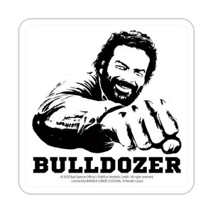 Preorder: Bud Spencer Tin coasters Bulldozer 10 x 10 cm