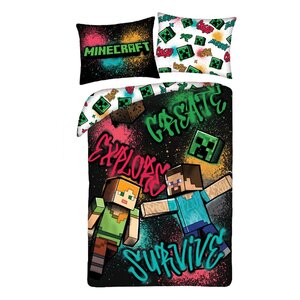 Preorder: Minecraft Duvet Set Ver. 6 140 x 200 cm / 70 x 90 cm