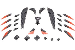 Preorder: Kotobukiya M.S.G. Model Kit Accessory Set Heavy Weapon Unit 60 Wing Edge Black Ver.