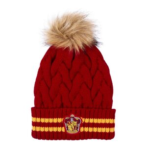 Preorder: Harry Potter Beanie Pompon Gryffindor Dark Red