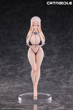 Preorder: Original Character PVC Statue 1/6 Dosukebe Bikini wo Kitekureru Juujun na Maid-san Illustration by Himuka Yuzuki 27 cm