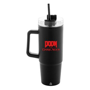 Preorder: Doom The Dark Ages Insulated Mug with Straw Shield 1180 ml