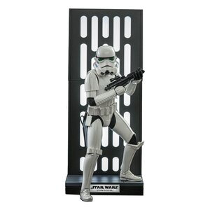 Star Wars Movie Masterpiece Action Figure 1/6 Stormtrooper with Death Star Environment 30 cm - Damaged packaging