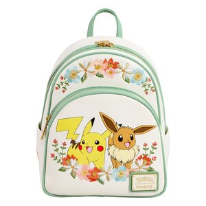 Preorder: Pokemon by Loungefly Mini Backpack Pikachu & Eevee Floral