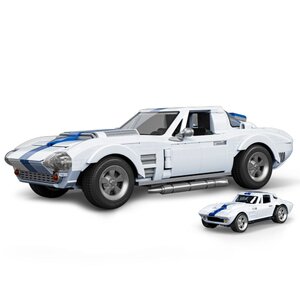 Preorder: Mattel Brick Shop Hot Wheels Elite Series Building Set 1/16 Corvette Grand Sport