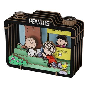 Preorder: Peanuts Puremind Model Kit Wooden Theater Summer Snapshot