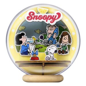 Preorder: Peanuts Puremind Model Kit Wooden Theater Globe Picnic Party