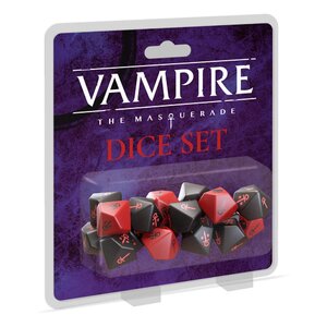Preorder: Vampire: The Masquerade 5th Edition RPG Dice set
