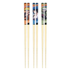 Preorder: Naruto Bamboo Chopsticks 3-Set Team 7