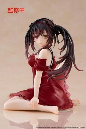 Preorder: Date A Live V PVC Statue Desktop Cute Figure Kurumi Tokisaki Nightwear Ver. Renewal 13 cm