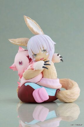 Preorder: Made in Abyss: The Golden City of the Scorching Sun PVC Statue Desktop Cute Figure Nanachi & Mitty Reissue 13 cm