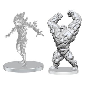 Preorder: Pathfinder Deep Cuts Unpainted Miniatures Living Landslide & Living Wildfire