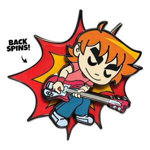 Preorder: Scott Pilgrim Pin Badge Scott Playing Guitar 5 cm