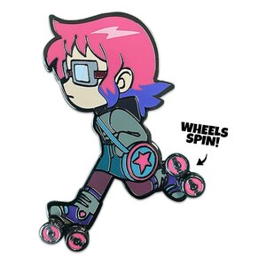 Preorder: Scott Pilgrim Pin Badge Ramona Skating 5 cm