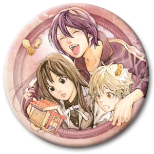 Przypinka Noragami - Yato, Yukine, Hiyori 01