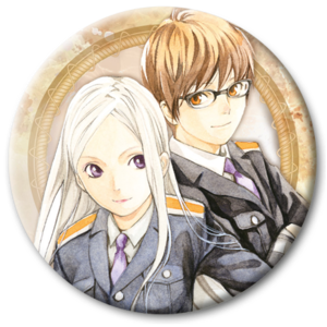 Przypinka Noragami - Bishamon i Kazuma