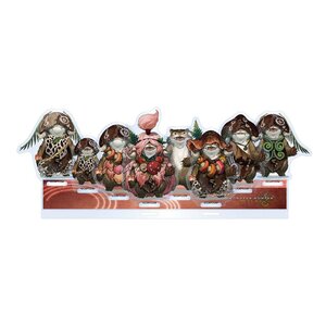 Preorder: Monster Hunter Wilds Acrylic Stand Plumpeach Set 15 cm