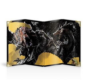 Preorder: Monster Hunter Mini Folding Screen Ink Painting