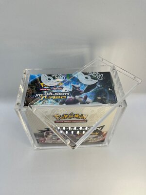 Preorder: Evoretro Acrylic Display Case for Booster Boxes / Elite Trainer Boxes Ver. 2 Magnetic