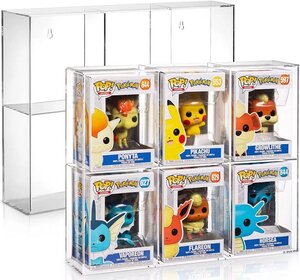 Preorder: Evoretro Acrylic Display Case for 6 Funko Pops