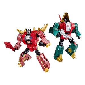 Preorder: Transformers Age of the Primes Leader Class Action Figure G2 Universe Dinobots Snarl & Slug 19 cm