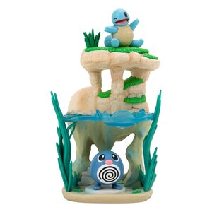 Preorder: Pokémon Environment Set Shoreside Lake & Poliwag & Squirtle 5 cm