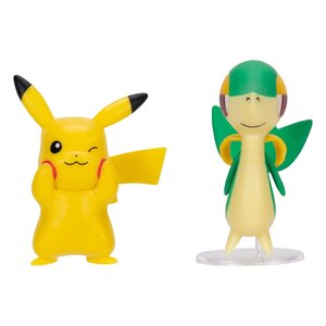 Preorder: Pokémon Figure 2-Pack Snivy & Pikachu 8 cm