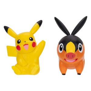 Preorder: Pokémon Figure 2-Pack Tepig & Pikachu 8 cm