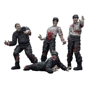 Preorder: Zombie Dark Source Action Figures 4-Pack Security Guards 8 cm