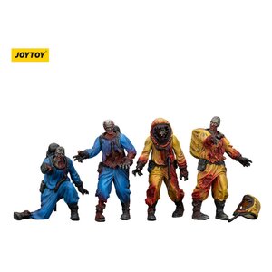 Preorder: Zombie Dark Source Action Figures 4-Pack Biochemical Lab Team 8 cm