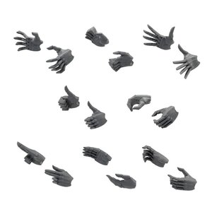 Preorder: Megalomaria Unlimited Universe Model Kit Accessory Set Ex Hand Unit Male Type A