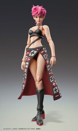 Preorder: JoJos Bizarre Adventure Part 5 Super Action Action Figure Chozokado Trish Una Black Ver. 15 cm
