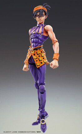 Preorder: JoJos Bizarre Adventure Part 5: Golden Wind Action Figure Chozokado Narancia Ghirga & As 15 cm