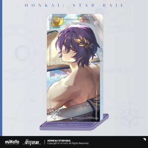 Preorder: Honkai: Star Rail Light Cone Acryl Ornament with Glitter: Dr. Ratio Baptism of Pure Thought 15 cm