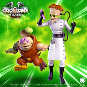 Preorder: Biker Mice From Mars Action Figure Karbunkle & Fred The Mutant 23 cm