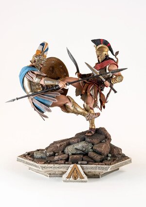 Preorder: Assassin´s Creed Statue 1/6 Spartan Kick Alexios Diorama 37 cm