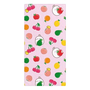 Preorder: Molang Towel Fruits 35 x 75 cm