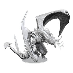 Preorder: D&D Nolzurs Marvelous Miniatures Unpainted Miniatures Ancient Blue Dragon 20 cm