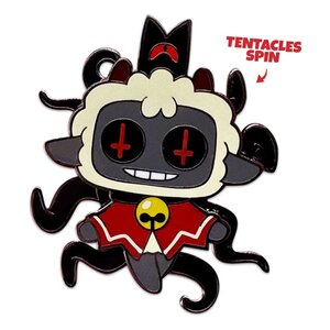 Preorder: Cult of The Lamb Pin Badge Lamb Spinning 5 cm
