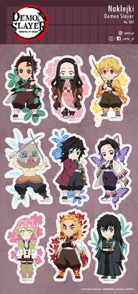 Naklejki Demon Slayer 002 „Chibi