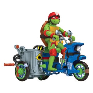 Preorder: Teenage Mutant Ninja Turtles: Mutant Mayhem Action Figure Raphael & Scooter with Sidecar 11 cm