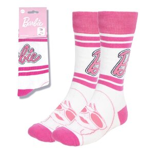 Preorder: Barbie Socks Logo White 36-43