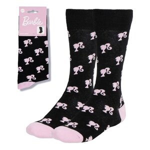 Preorder: Barbie Socks Logo Black 36-43