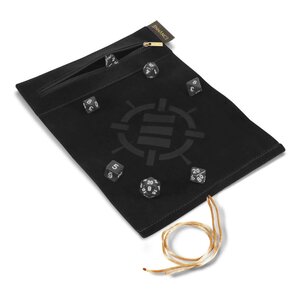 Preorder: Enhance Tabletop Roll on a Scroll Bag with Dice Black