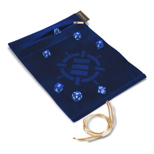 Preorder: Enhance Tabletop Roll on a Scroll Bag with Dice Blue