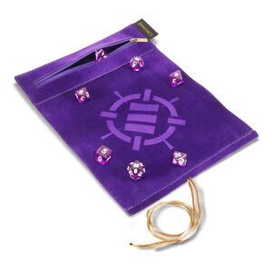Preorder: Enhance Tabletop Roll on a Scroll Bag with Dice Purple