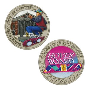 Preorder: Back To The Future Collectable Coin Hoverboard Limited Edition